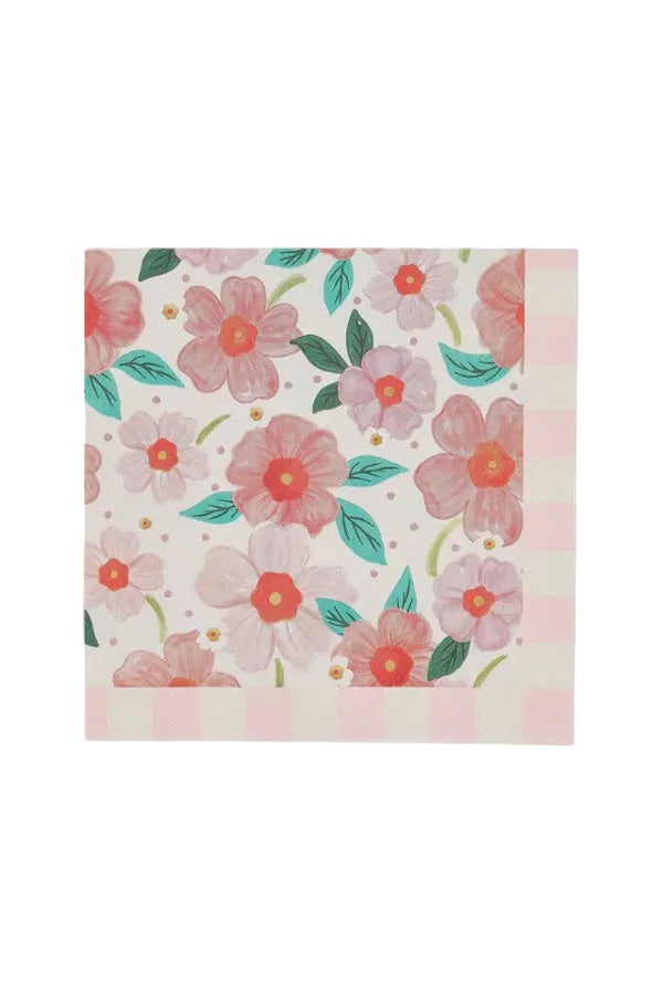 Paper Napkins 20pc - Meadow Blush | Annabel Trends