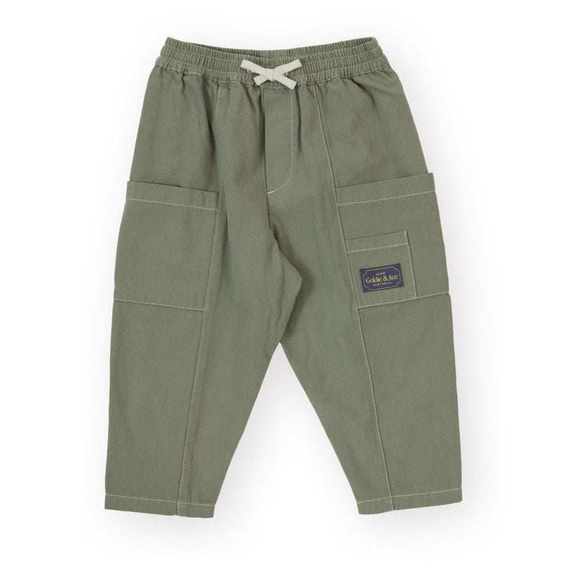 CARPENTER UTILITY KIT POCKET PANT SAGE | Goldie + Ace