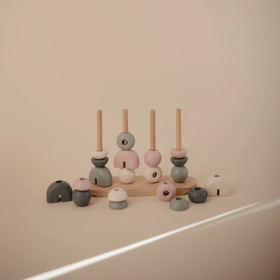 Wooden Multi Shape Stacker - Original | Mushie