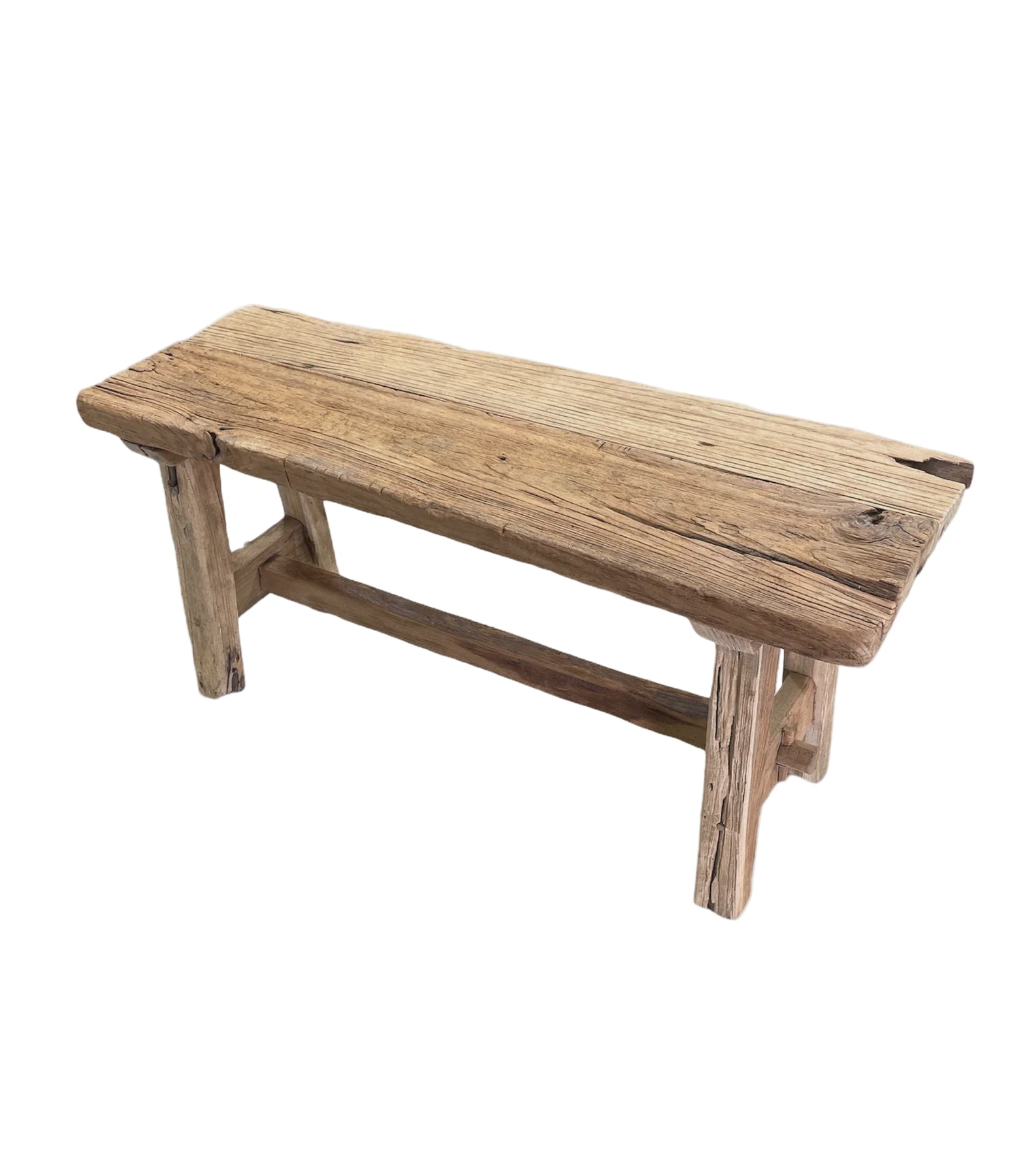 Fergs "aged teak" 90cm bench | Blue Goose Imports