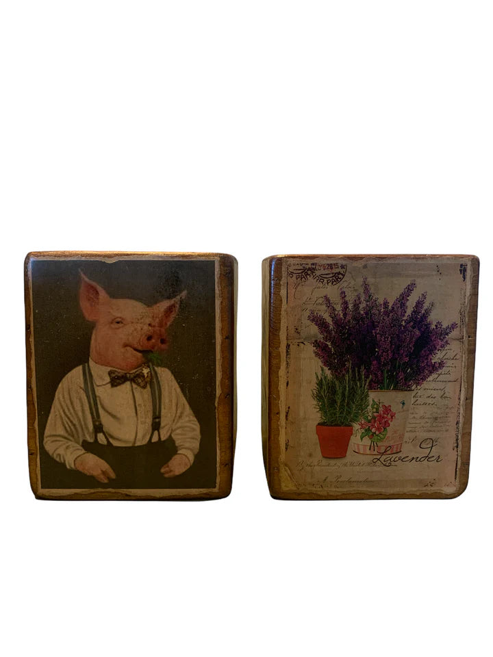 Cafe Box with Picture | Blue Goose Imports
