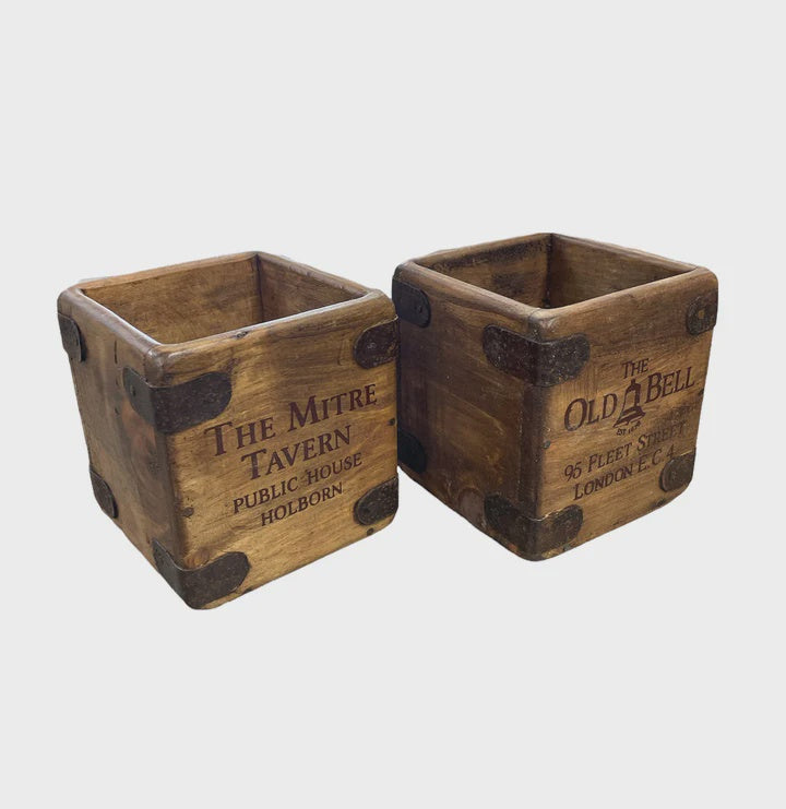 Square Cafe Box | Blue Goose Imports