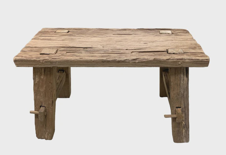 Fergs "aged teak" 50cm Bench | Blue Goose Imports