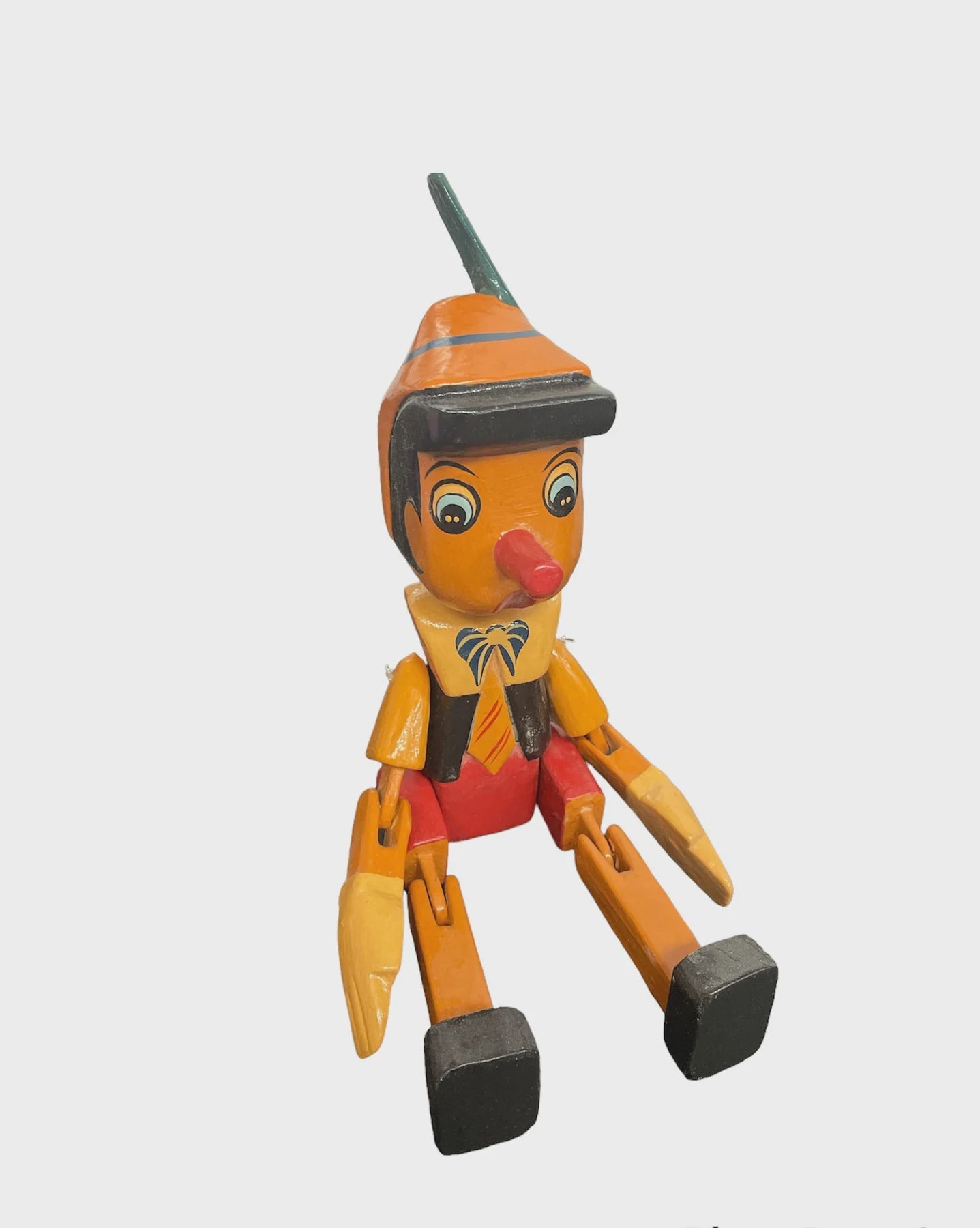 Small Wooden Sitting Puppet | Blue Goose Imports