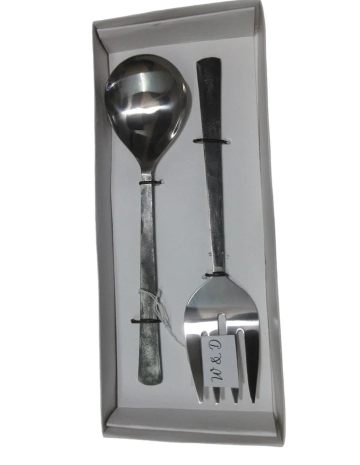 Old Forged Salad Servers Set of 2 | Blue Goose Imports