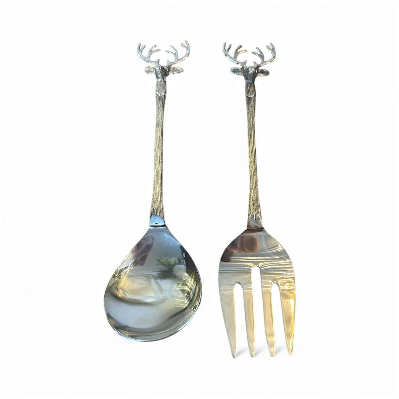 Stag Head Salad Servers | Watson & Dods