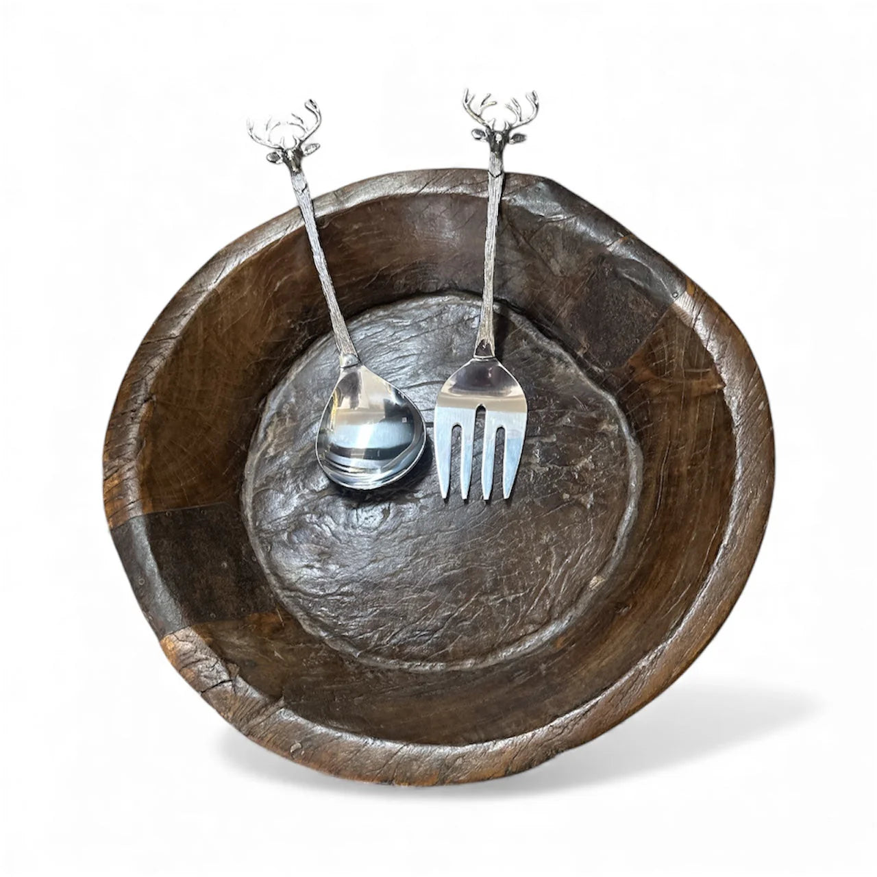 Stag Head Salad Servers | Watson & Dods