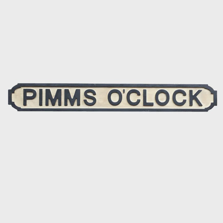 Pimms O'Clock Sign | Blue Goose Imports