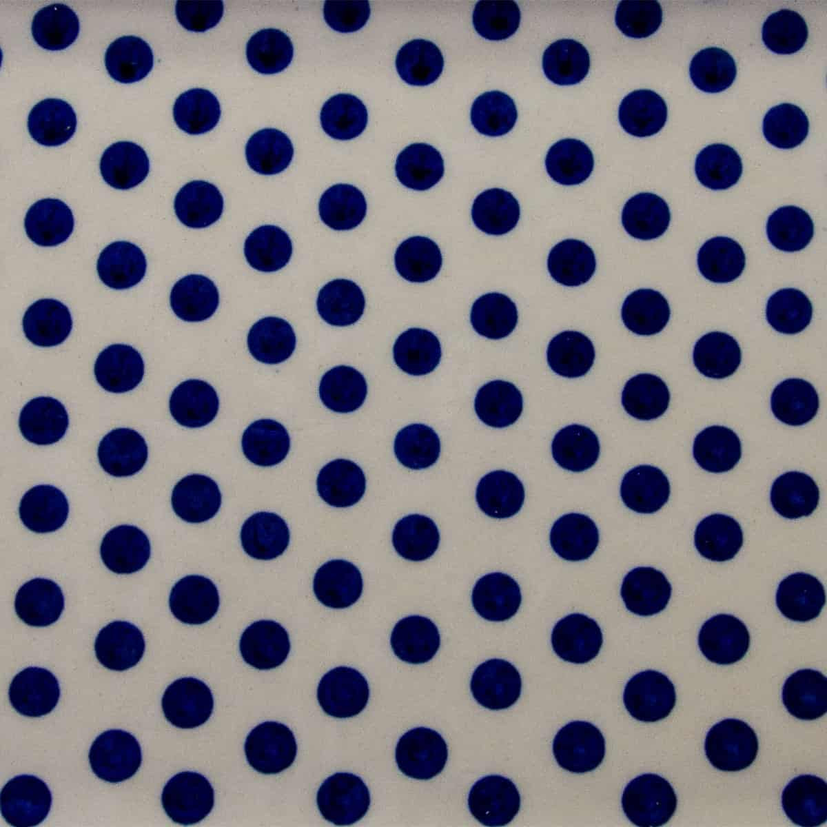 Mug - Large - White/Blue Spot | Polish Ceramics