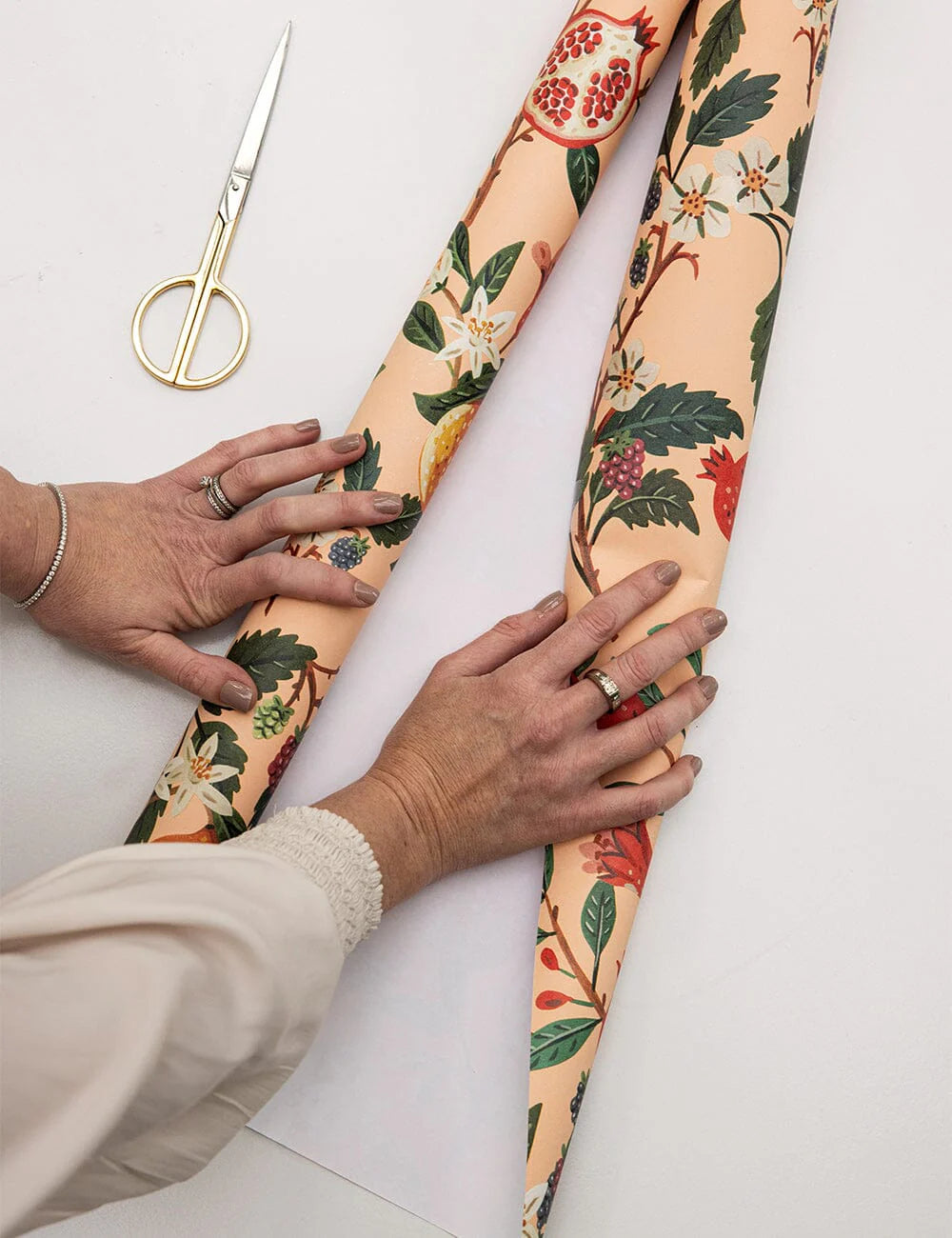 Gift Wrap Roll 3m - Pomegranate | Bespoke Letterpress