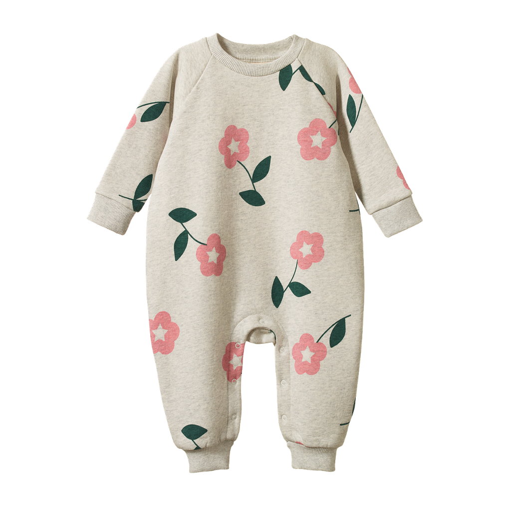 LONG SLEEVE JUNO ROMPER - Primrose Print | Nature Baby