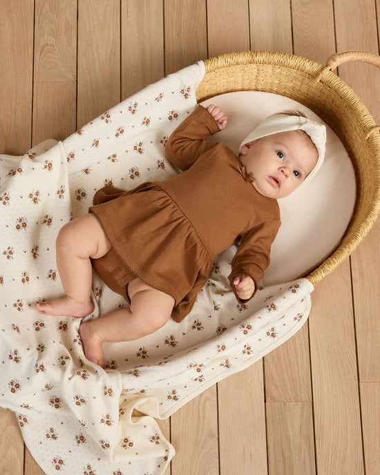 POINTELLE BABY BLANKET || AUTUMN FLORA | Quincy Mae