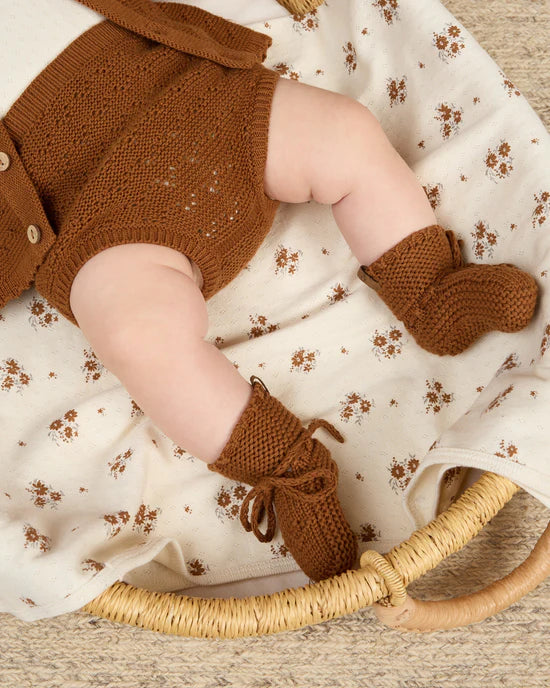 POINTELLE BABY BLANKET || AUTUMN FLORA | Quincy Mae