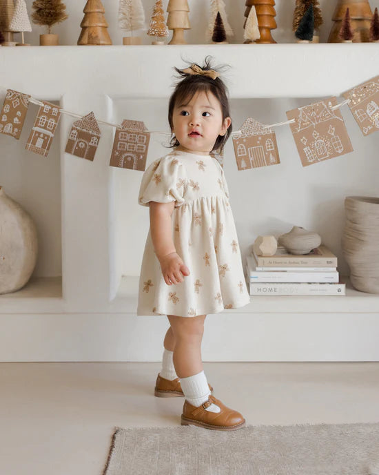 WAFFLE BABYDOLL DRESS ||  GINGERBREAD