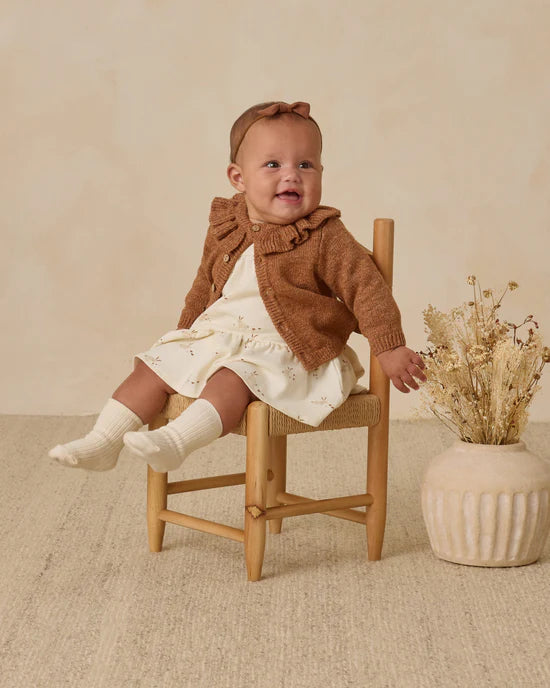 LITTLE KNOT HEADBAND || CEDAR / BEIGE | Quincy Mae