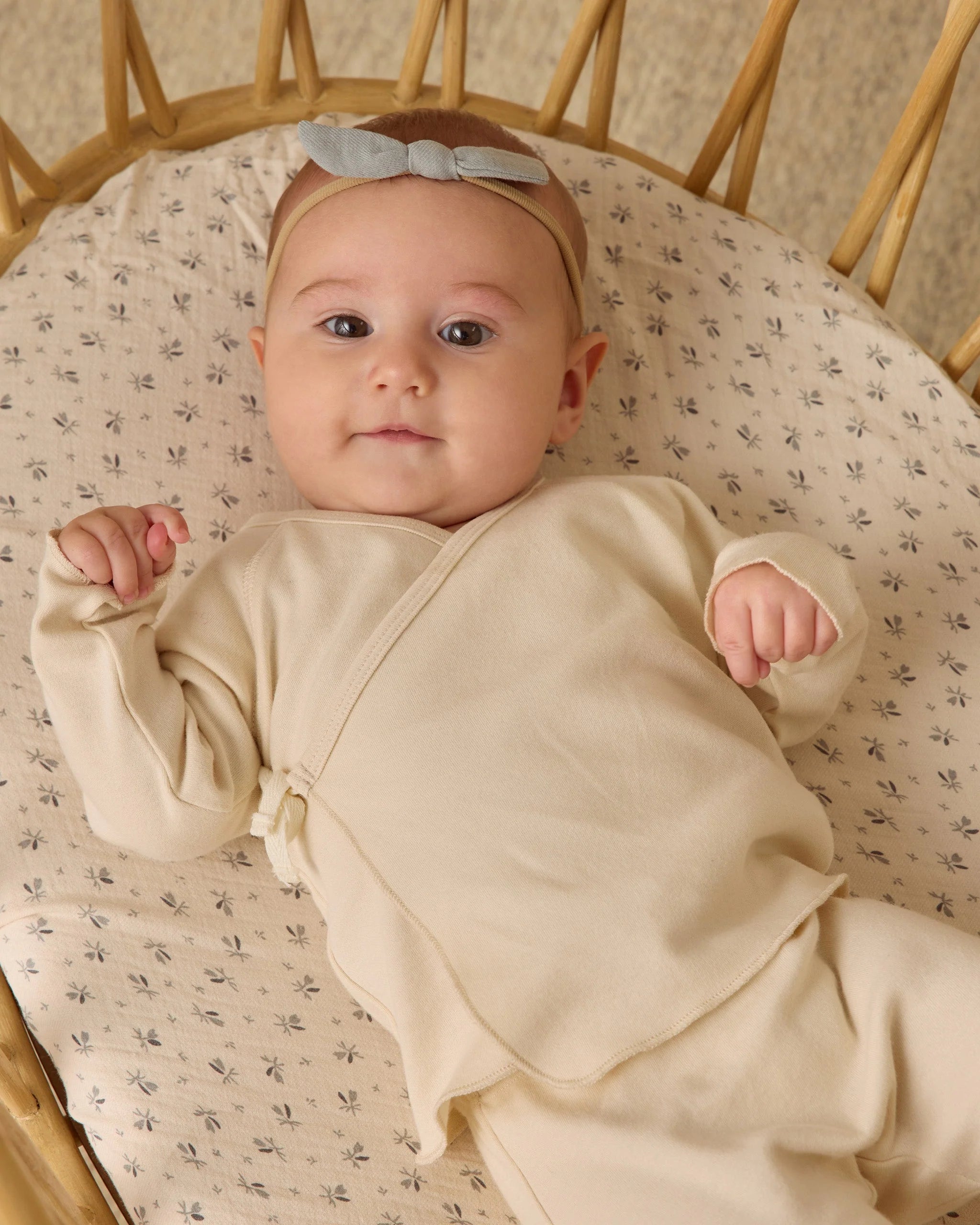 WOVEN CRIB SHEET || BLUEBELL | Quincy Mae