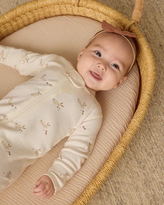 LITTLE KNOT HEADBAND || CEDAR / BEIGE | Quincy Mae