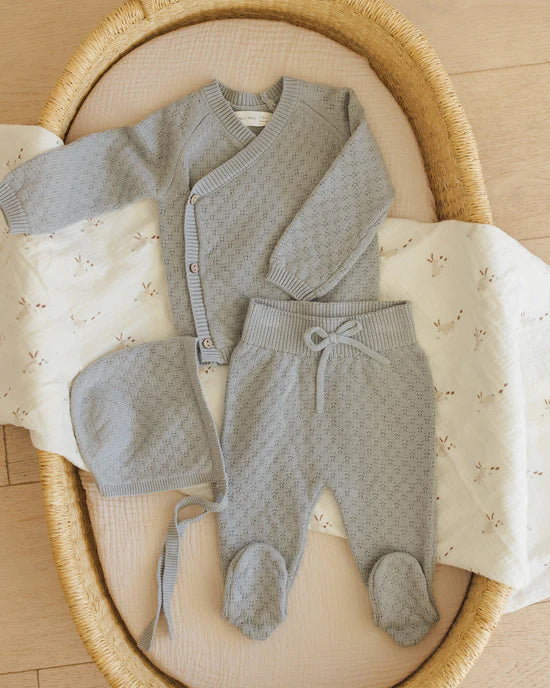 WOVEN SWADDLE || BUNNIES | Quincy Mae