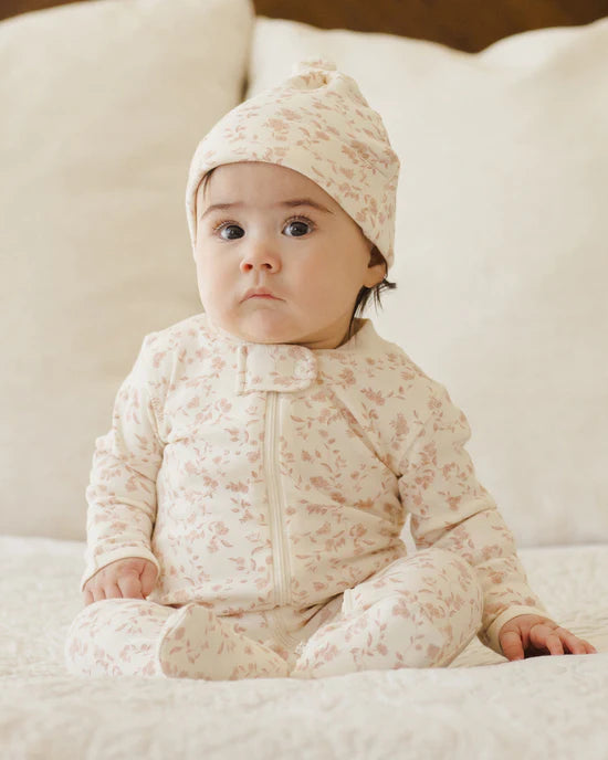 KNOTTED BABY HAT || FRENCH GARDEN | Quincy Mae