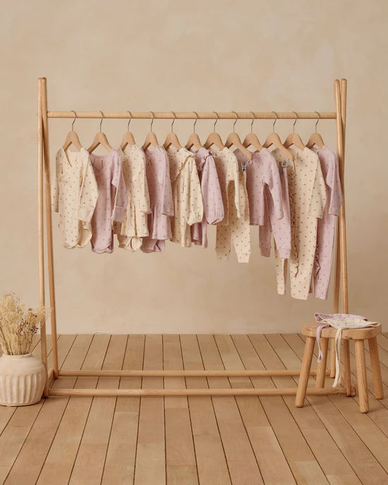 SIDE SNAP BODYSUIT || BLUE DITSY | Quincy Mae