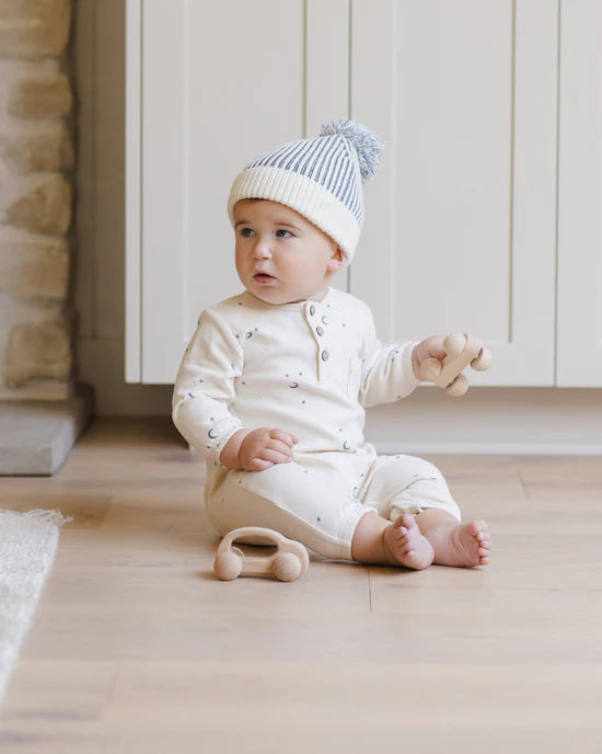 LONG SLEEVE POCKET JUMPSUIT || MOONS | Quincy Mae