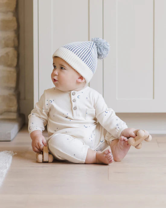 LONG SLEEVE POCKET JUMPSUIT || MOONS | Quincy Mae