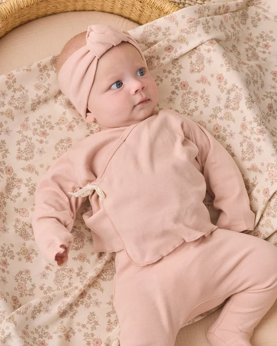 SWADDLE FLORAL VINE - NATURAL | Quincy Mae