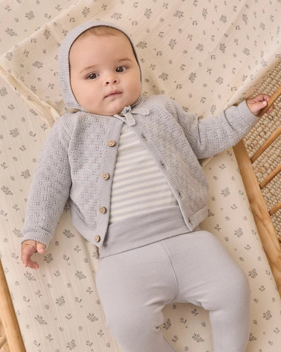 WOVEN SWADDLE WINTER BERRY - NATURAL | Quincy Mae