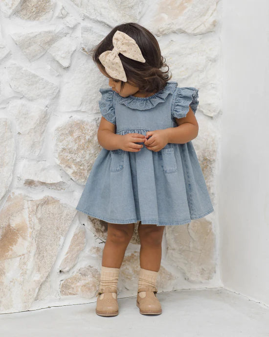 Bow - French Flora - Butterscotch | Quincy Mae
