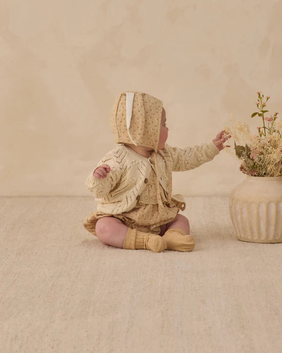 Bunny Bonnet - French Flora - Butterscotch | Quincy Mae