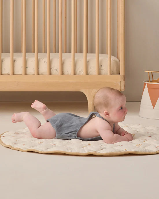 Woven Crib Sheet || Space - NATURAL | Quincy Mae