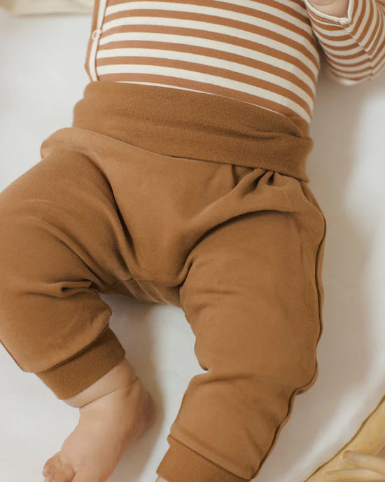 BABY PANT SET || CINNAMON, NATURAL | Quincy Mae