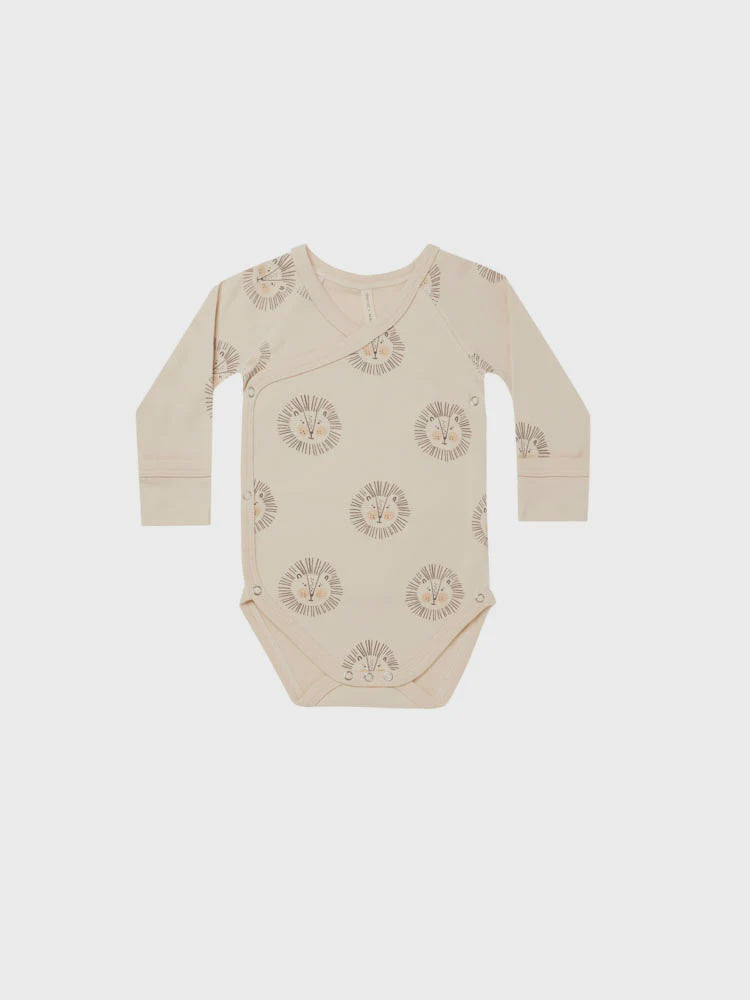 Side Snap Bodysuit - Lions | Quincy Mae