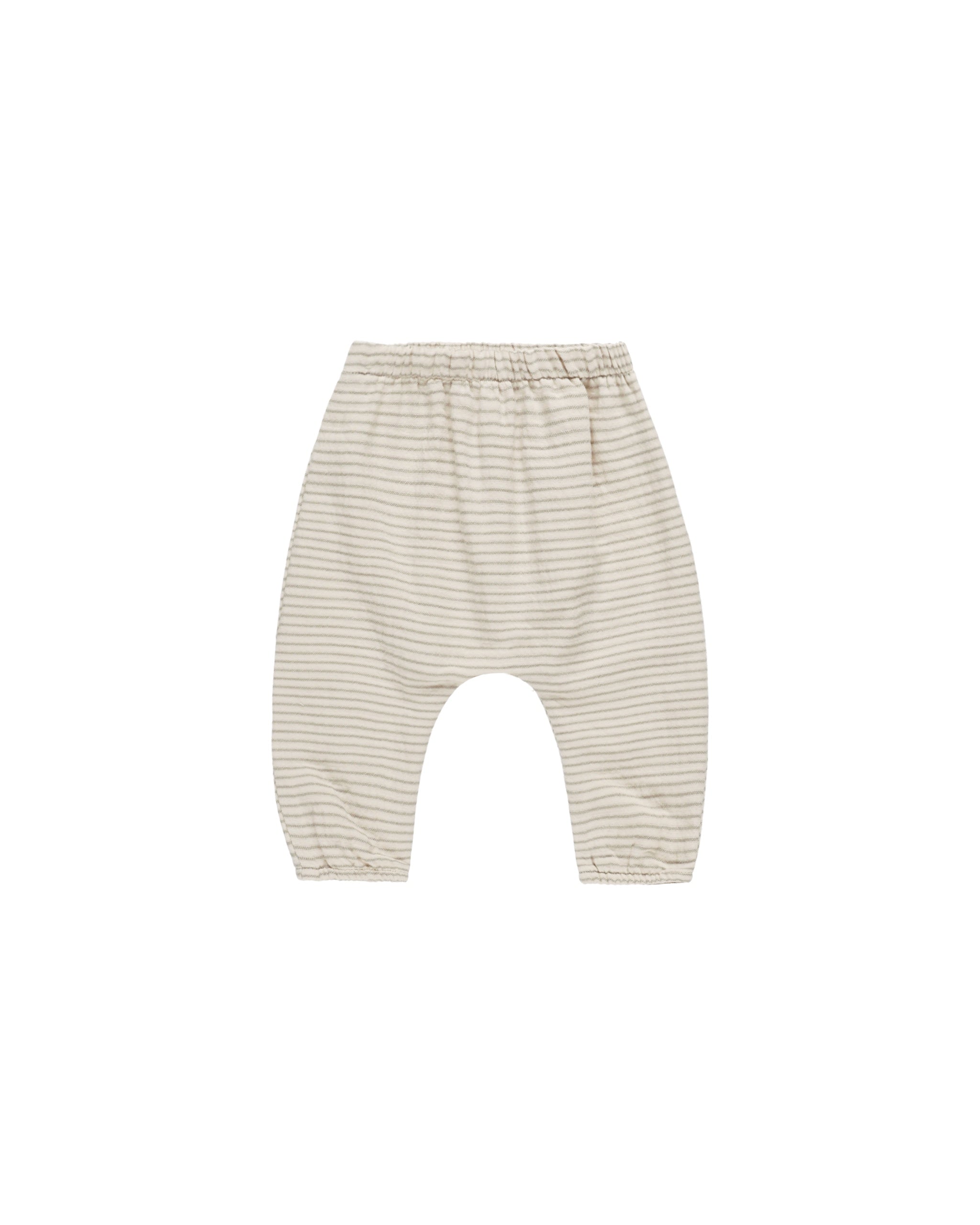 Woven Pant -  Basil Stripe | Quincy Mae