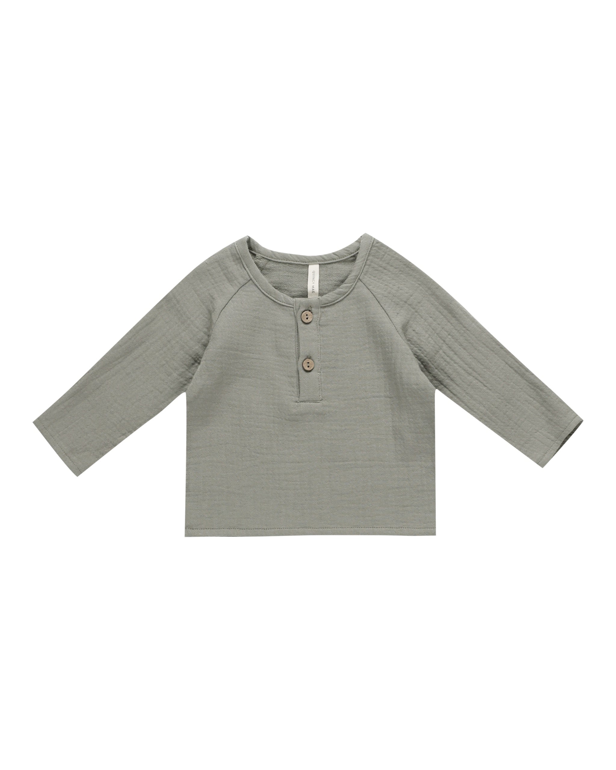 Zion Shirt - Basil | Quincy Mae