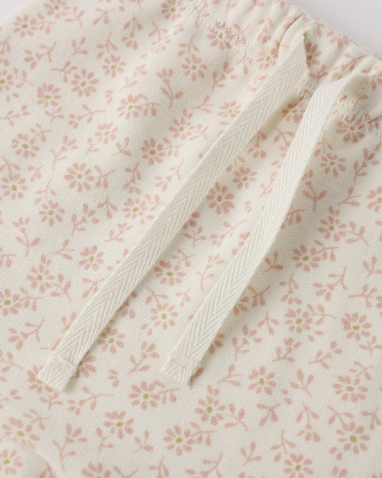 Wrap Top + Footed Pant Set || Ditsy | Quincy Mae