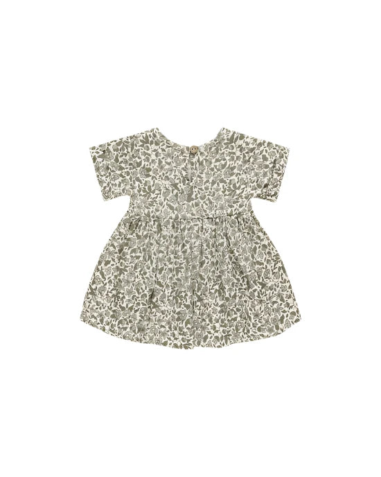 BRIELLE DRESS - GREEN GARDEN | Quincy Mae