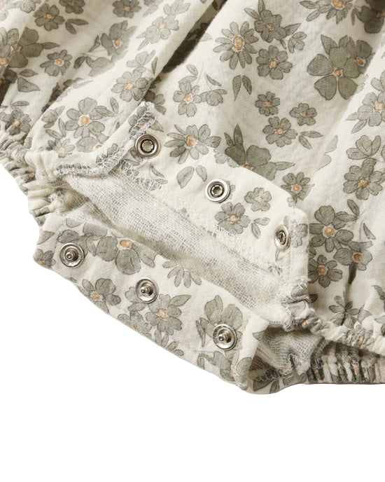 EDEN ROMPER || GREEN FLORAL | Quincy Mae