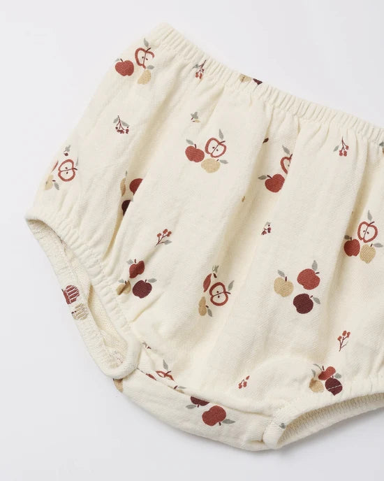 Bella Dress Apples - Natural | Quincy Mae