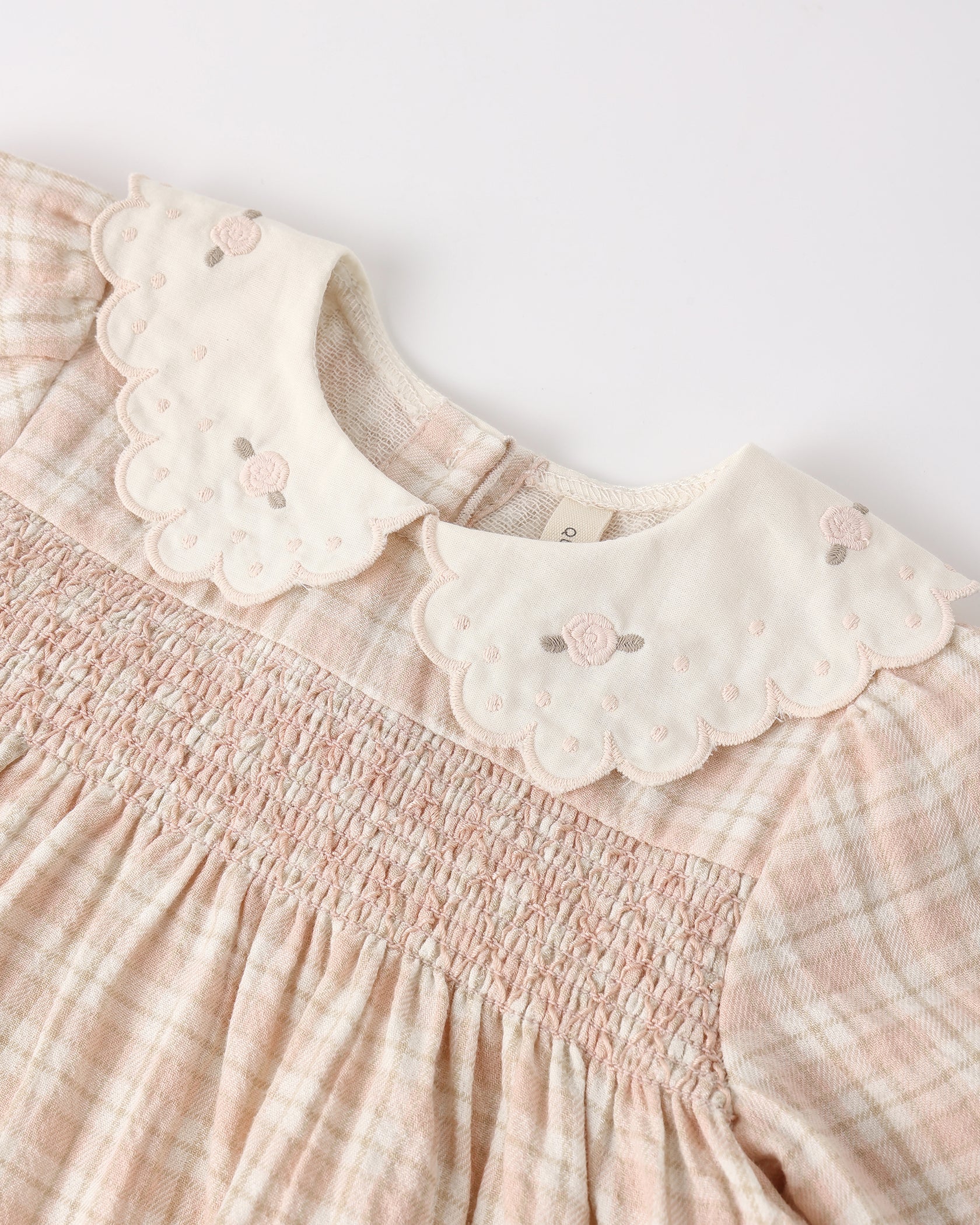 Callie Dress - Pink Plaid - Pink | Quincy Mae