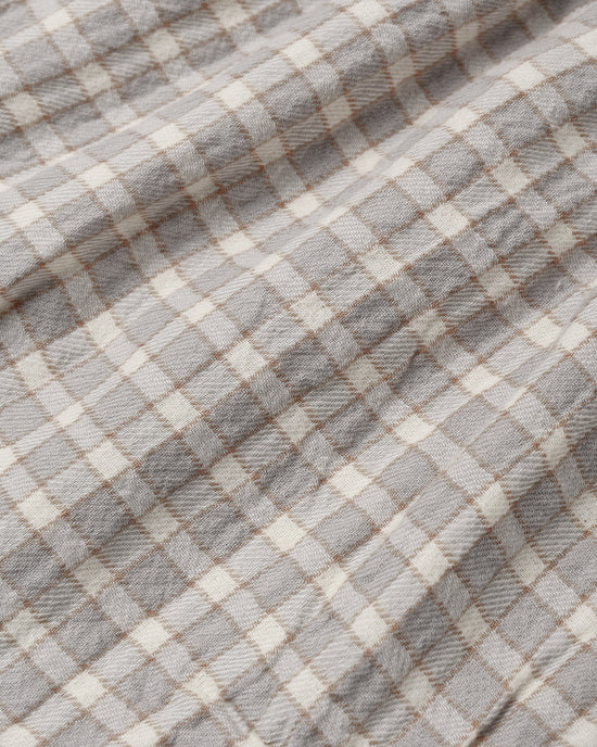 CALLIE DRESS BLUE GINGHAM - CLOUD | Quincy Mae