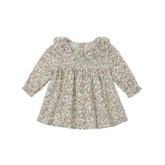 Callie Dress Posy - Ivory | Quincy Mae