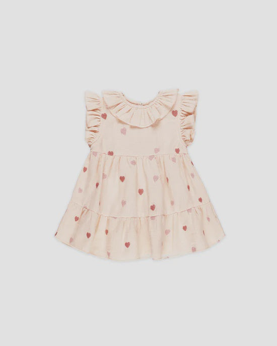 Charlotte Dress || Heart Embroidery | Quincy Mae