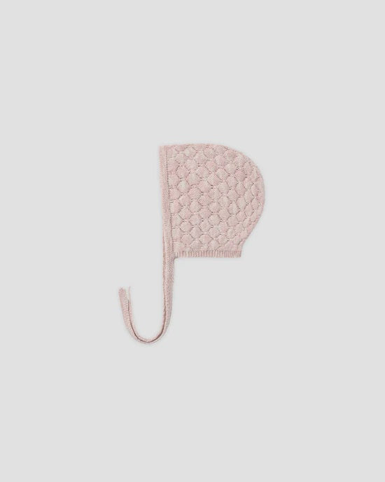 KNIT BONNET DUSTY ROSE SPECKLE | Quincy Mae