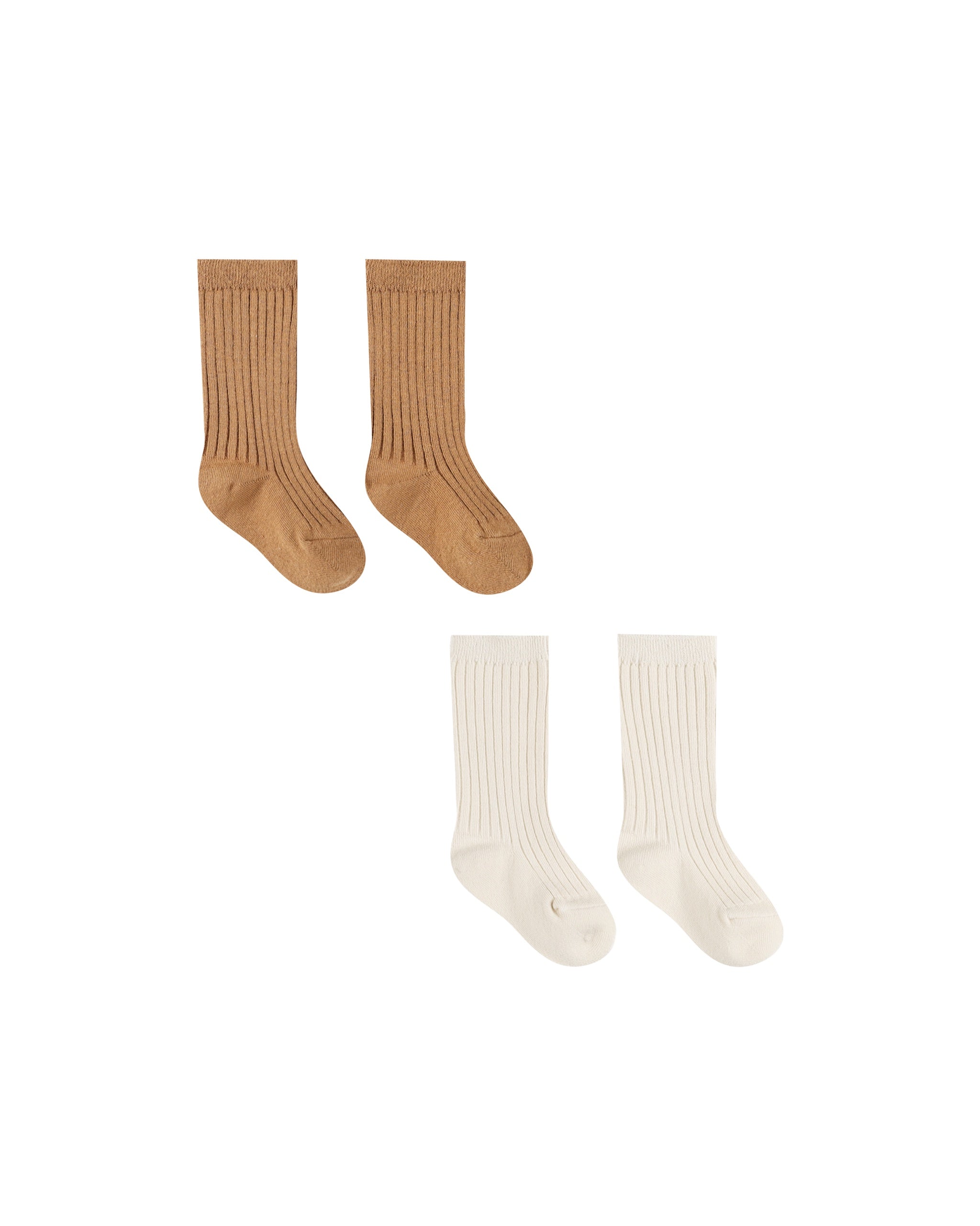 SOCKS SET - NATURAL, GOLDEN | Quincy Mae