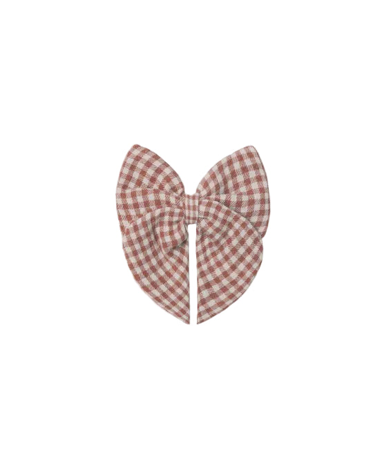 Bow || Red Gingham | Quincy Mae