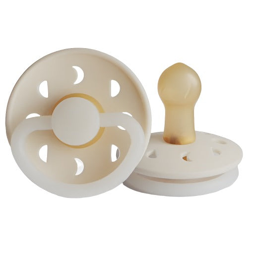 FRIGG Moon Phase Natural Rubber Pacifier (Cream Night) | Frigg