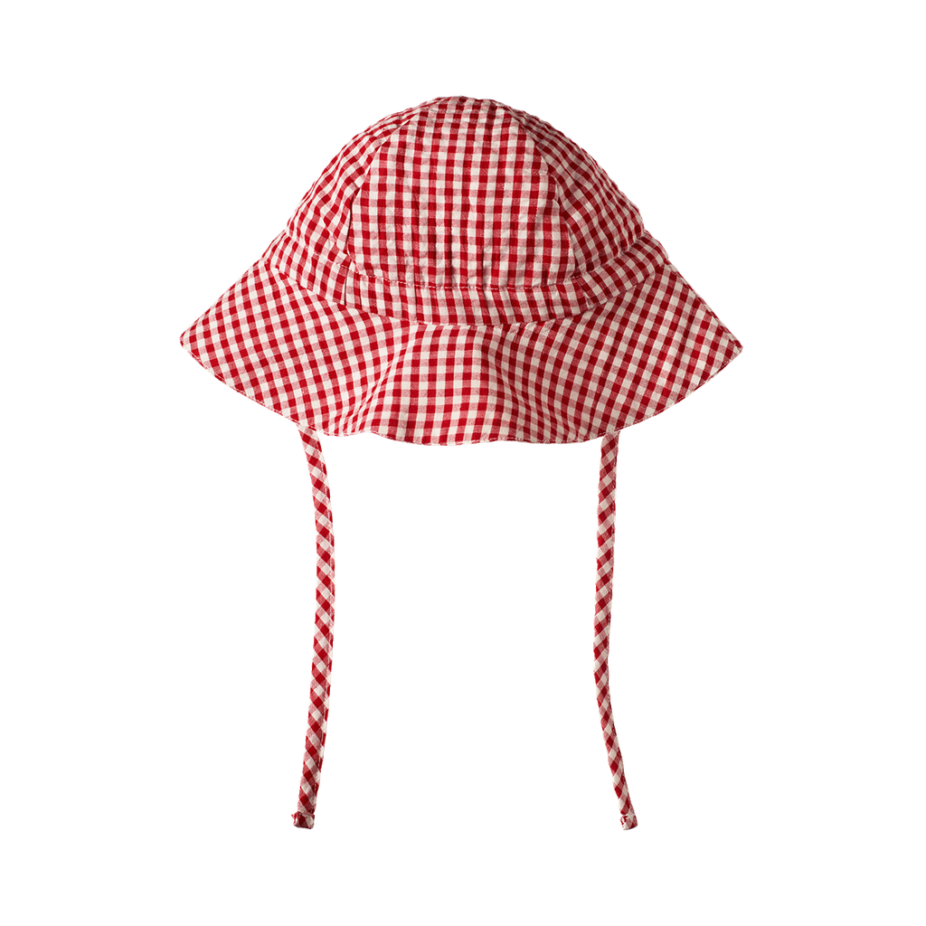 GINGHAM SUNHAT. Red Check | Nature Baby