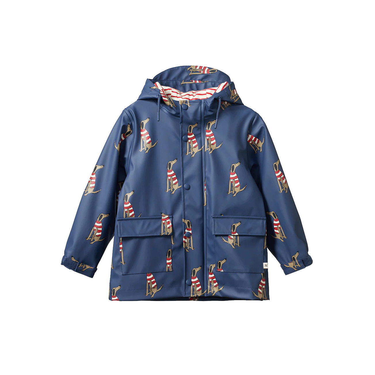 RAINCOAT - Best Friend Indigo Print | Nature Baby