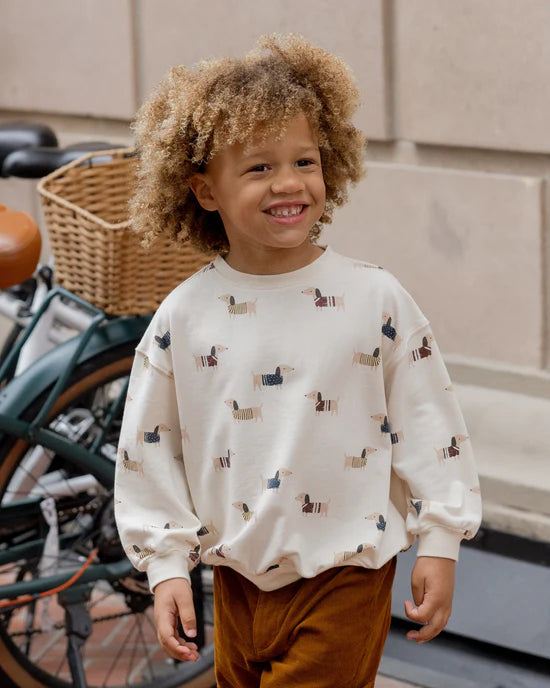 Relaxed Sweatshirt || Dachshund | Rylee + Cru